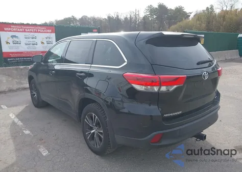 2018 Toyota Highlander Le from USA, damaged, VIN 5TDBZRFH6JS842677
